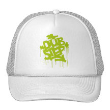 Dubstep FatCap Lime Trucker Hat