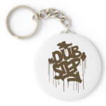 Dubstep FatCap Mushroom Brown keychains