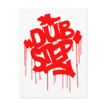 Dubstep FatCap Red postcards