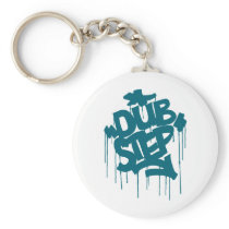 Dubstep FatCap Reef Blue Keychain