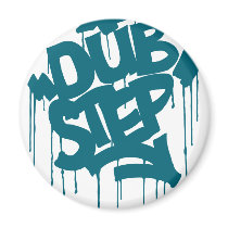 Dubstep FatCap Reef Blue Fridge Magnets