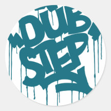 Dubstep FatCap Reef Blue Sticker