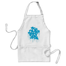 Dubstep FatCap Sky Blue Aprons