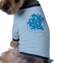 Dubstep FatCap Sky Blue Dog T Shirt