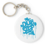 Dubstep FatCap Sky Blue keychains
