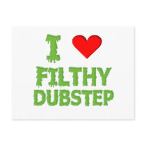 Dubstep Filthy dub step bass techno wobble Postcard