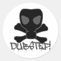 Dubstep Gas Mask Skull Sticker