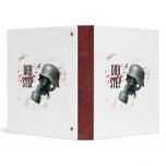 DubStep Gasmask 3 Ring Binders