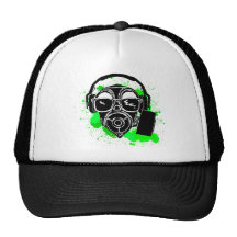 Dubstep Gasmask Trucker Hats