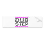 Dubstep Girls Pink Bumper Stickers