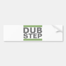 Dubstep Green Bumper Stickers