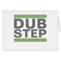 Dubstep Green Greeting Cards