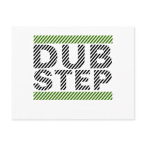 Dubstep Green Postcard