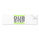 Dubstep Lime Bumper Stickers