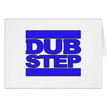 DUBSTEP Logo blue Card