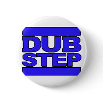 DUBSTEP Logo blue Pinback Button