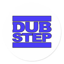 DUBSTEP Logo blue Sticker