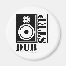 Dubstep Loudspeaker B Kühlschrankmagnet