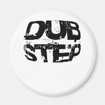 Dubstep Music Text Refrigerator Magnets