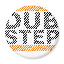 Dubstep Orange Refrigerator Magnets