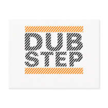 Dubstep Orange Postcards