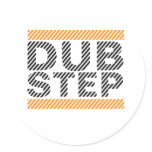 Dubstep Orange stickers