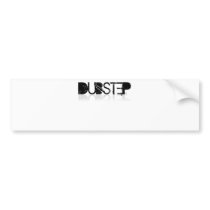 Dubstep Reflection Bumper Sticker