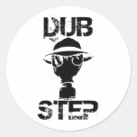 Dubstep Round Stickers