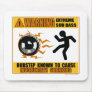 DUBSTEP Warning Extreme Bass Mousepads