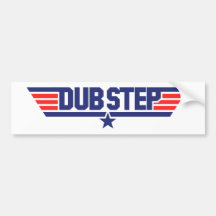 Dubstep (Wings & Star) Bumper Sticker