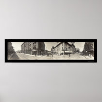 Dubuque Iowa Street Photo 1907 Posters
