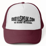 DubyaSpeak Logo Trucker hats