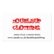 DUC PROMOTIONAL CARDS. BUSINESS CARDS
