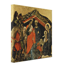 Duccio di Buoninsegna - adoración de unos de los r Impresión De Lienzo