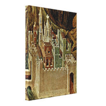 Duccio di Buoninsegna - arquitectura Lona Envuelta Para Galerias