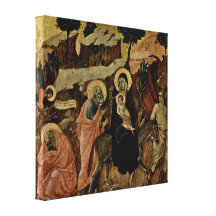 Duccio di Buoninsegna - vuelo a Egipto Lienzo Envuelto Para Galerías