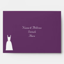Ducha nupcial púrpura enrrollada/Bachelorette