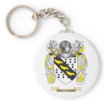 Duchesne Coat of Arms Keychain