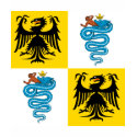 Duchy of Milan Flag (1450) t-shirts