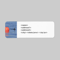 Duck and Buoy Avery Label labels
