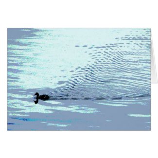 Duck and Ripples Fathers Day Greeting Card