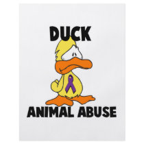 Duck Animal Abuse Full Color Flyer
