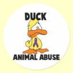 Duck Animal Abuse stickers