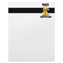 Duck Autism Personalized Letterhead