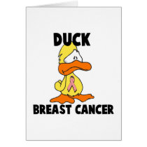 Duck Breast Cancer Greeting Cards