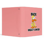Duck Breast Cancer Notebook binders