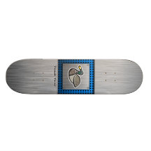 Duck; Brushed metal-look Skateboards