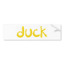 Duck Bumper Sticker