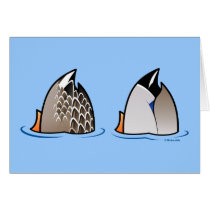 Duck Butts Greeting Cards