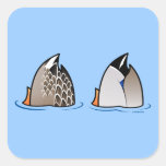 Customizable Duck Butts Square Sticker